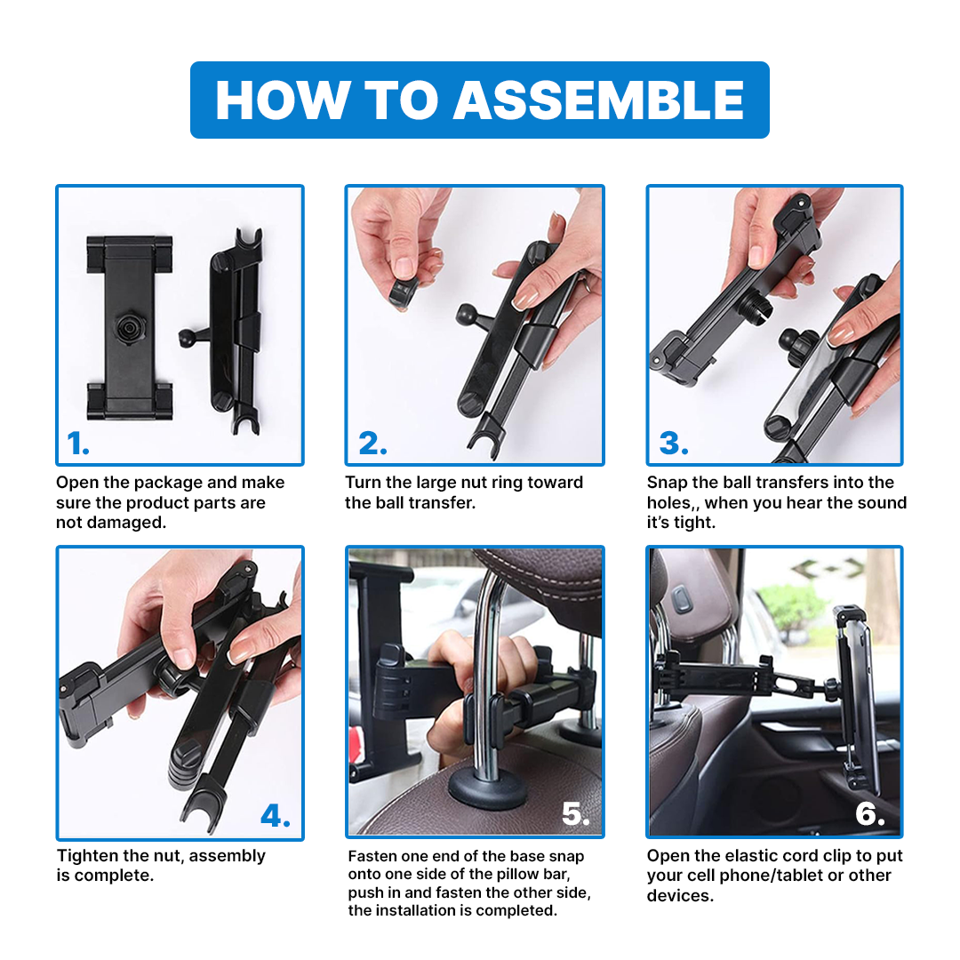 CarTablet Headrest Mount