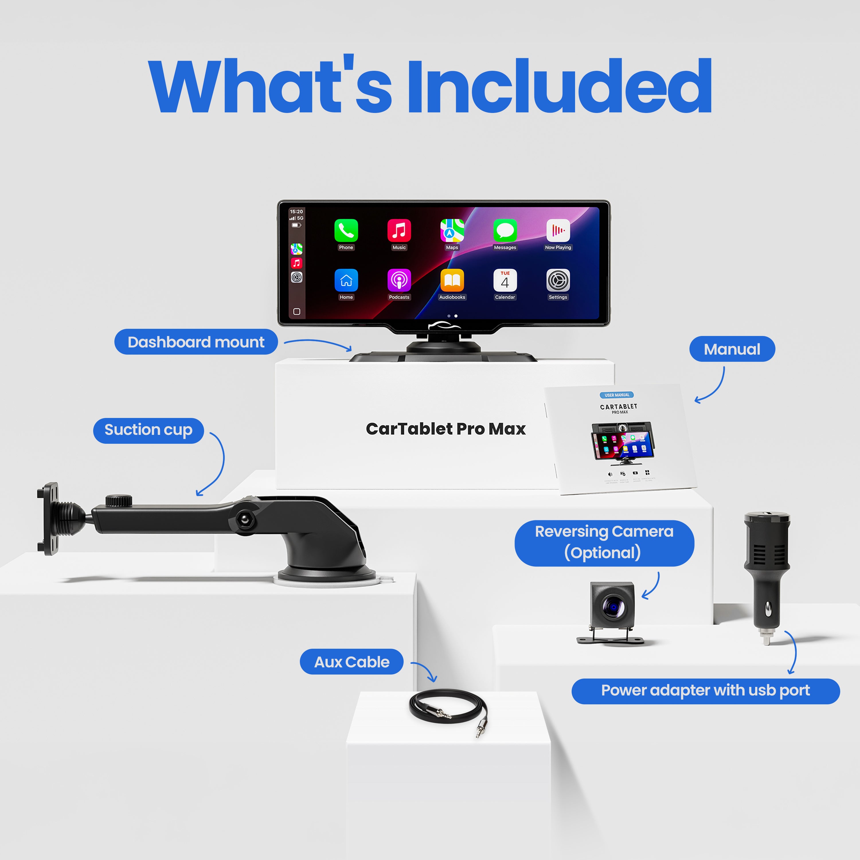 CarTablet Pro Max™ (2026 Model).