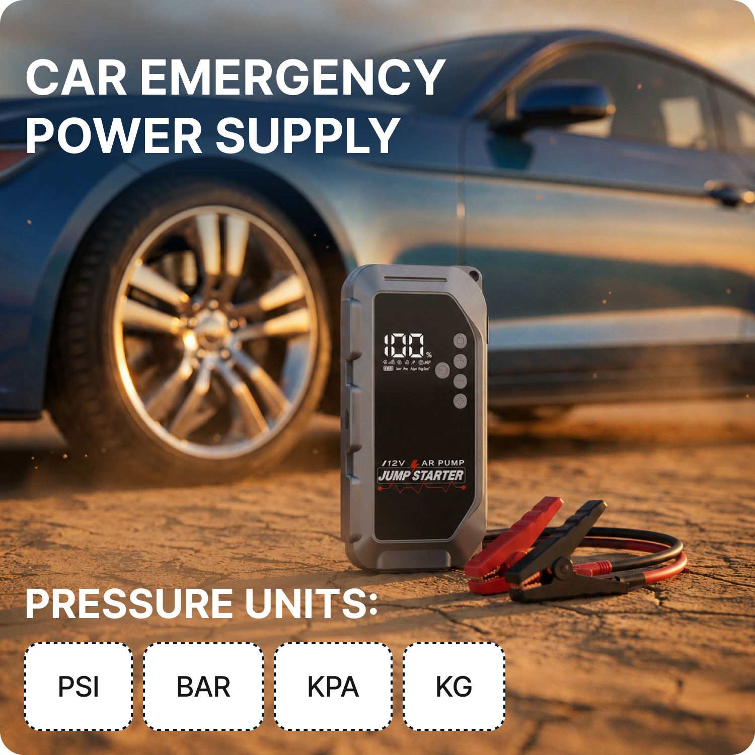 CarTablet 4 in 1 Jump Starter