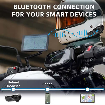 Motorcycle Bluetooth Helmet Headset