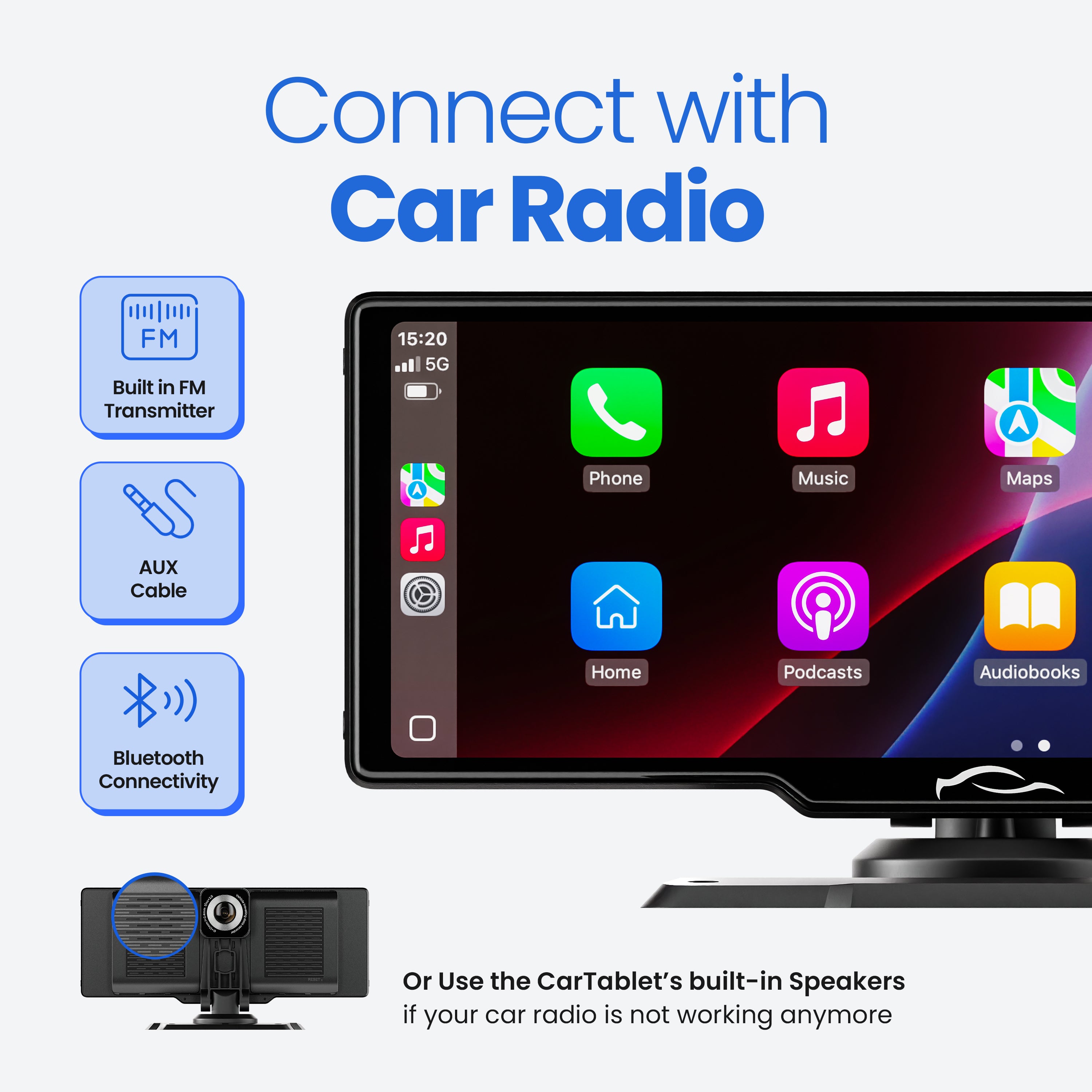 カーナビ CarTablet Pro Max CarTablet Pro Max: Premium CarPlay Tablet for Vehicles
