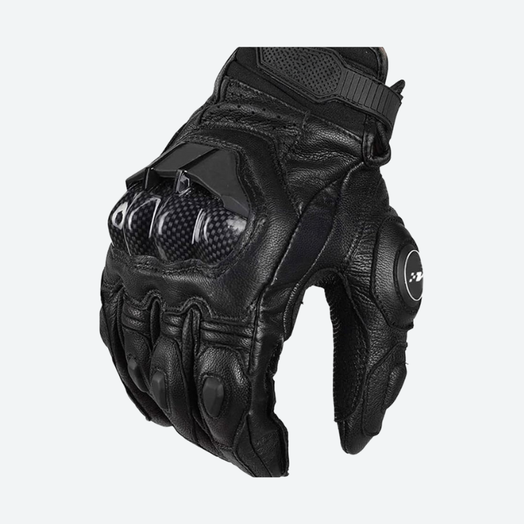 Premium Leather Motorcycle Gloves