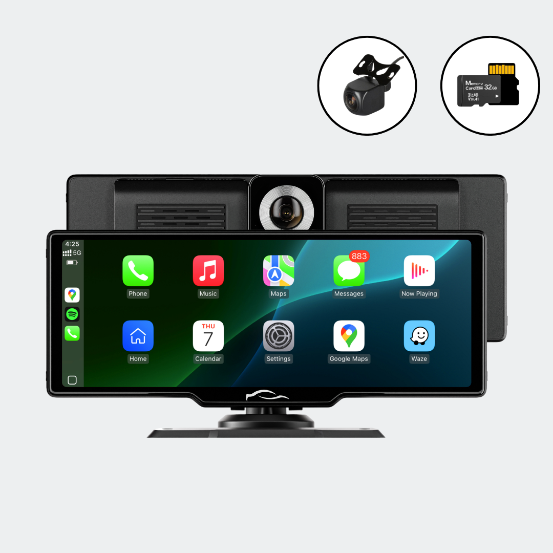 CarTablet Pro Max™ (2026 Model) + Reversing Camera + 32GB SD Card